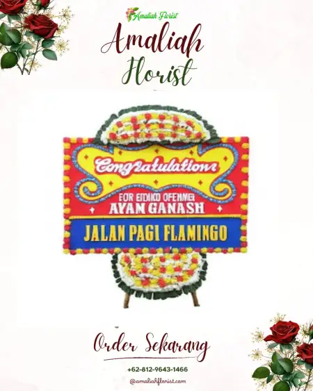 Sewa Papan Bunga Puncak